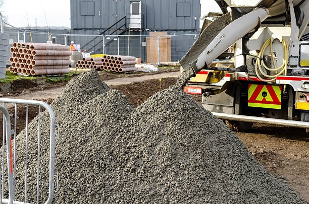 Volumetric Readymix Concrete Delivery on Site Bedford