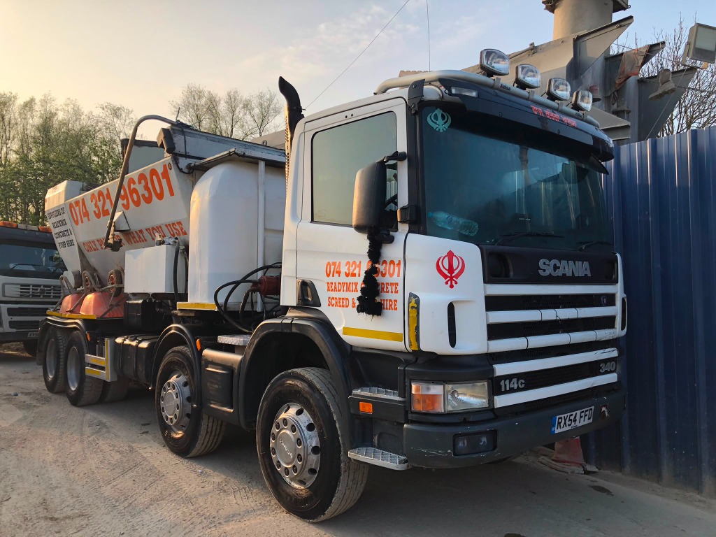 Volumetric Readymix Concrete Fleet Covering Bedfordshire